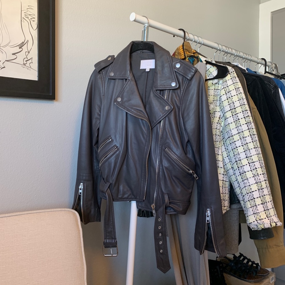 Walter Baker Leather Moto Jacket